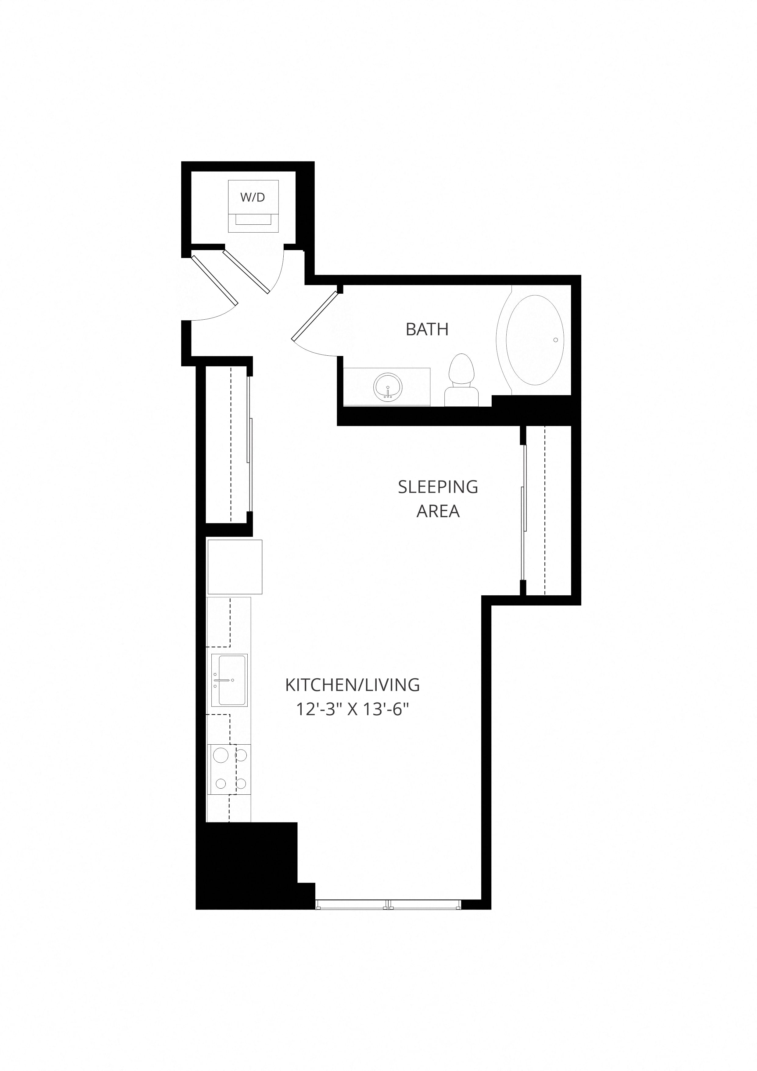 0x1 A2 floor plan